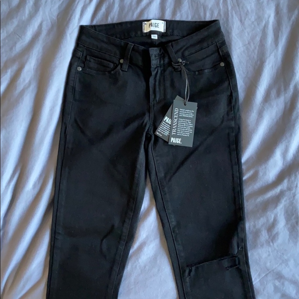 PAIGE • Verdugo Crop • Jett Black  • 25